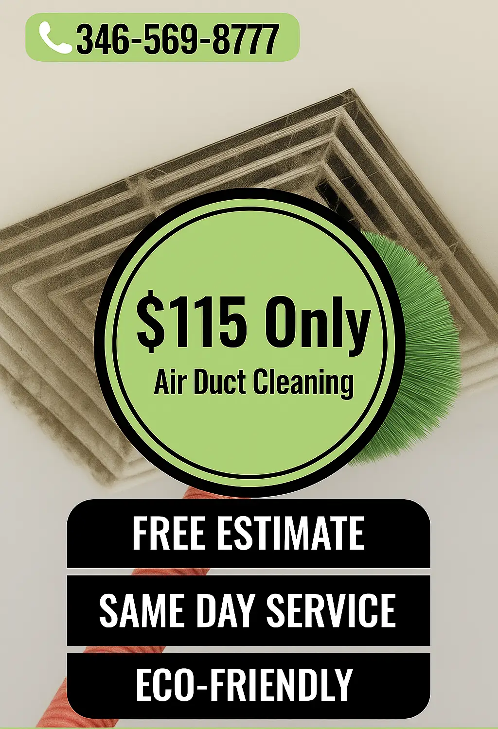 Air Duct Vent Cleaning Fresno City TX Coupon